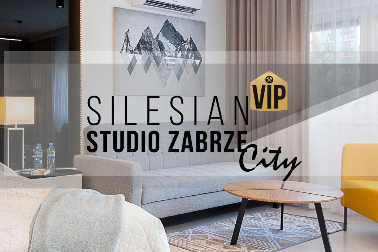 Studio Silesian Vip City Centrum Free Parking Zabrze Luaran gambar